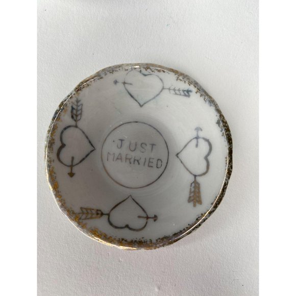 Miniature Just Married Made in Japan Cup and Sauce - Picture 3 of 16